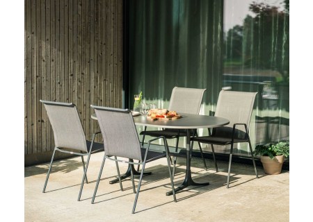 Schaffner Schaffhausen Glasfaser Tisch 160/218 x 95 cm